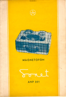 Tesla ANP 201 Sonet - Navod k udrzbe 